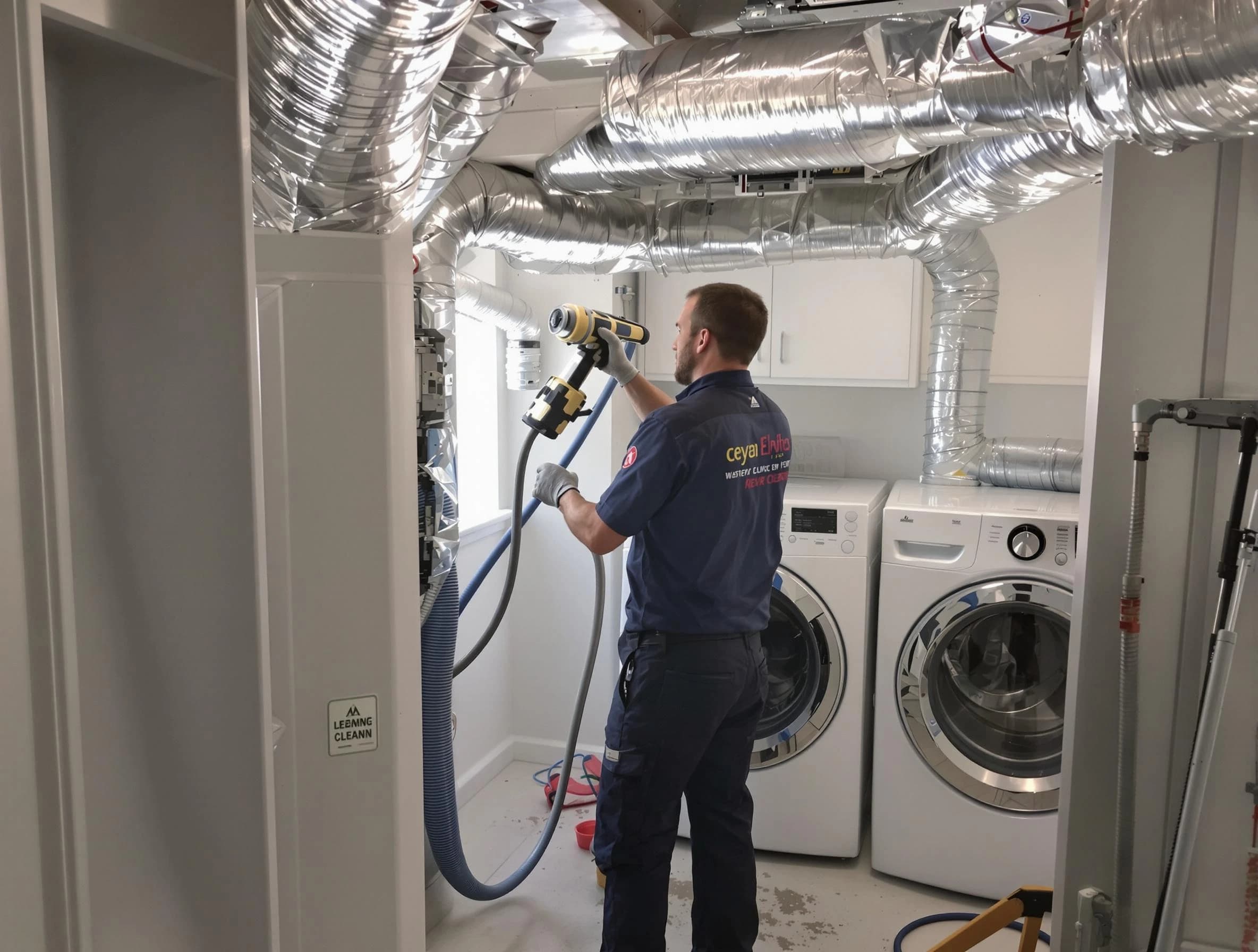 Melrose Dryer Vent Cleaning specialist using advanced equipment for thorough duct cleaning in Melrose