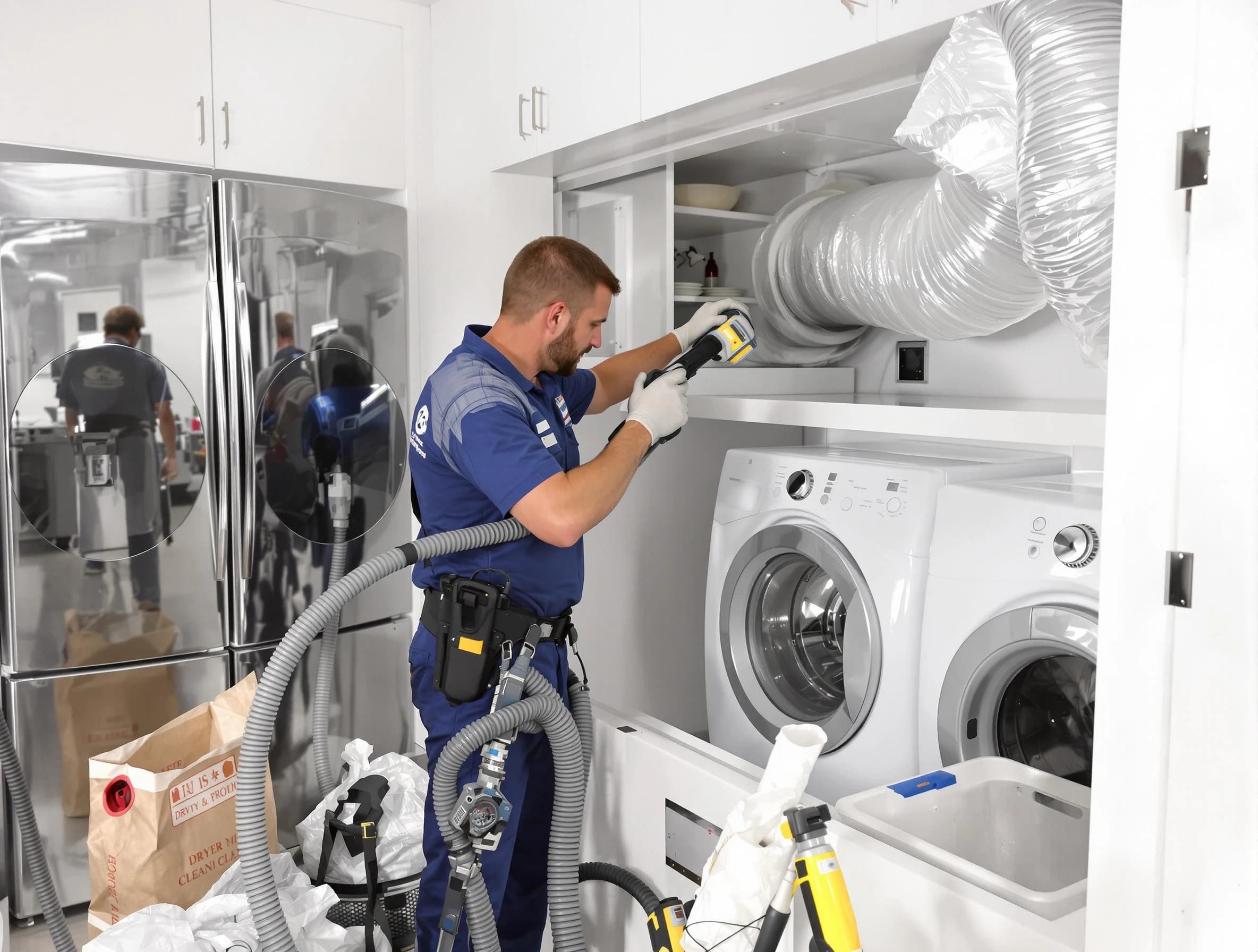 Professional duct cleaning by Melrose Dryer Vent Cleaning in Melrose