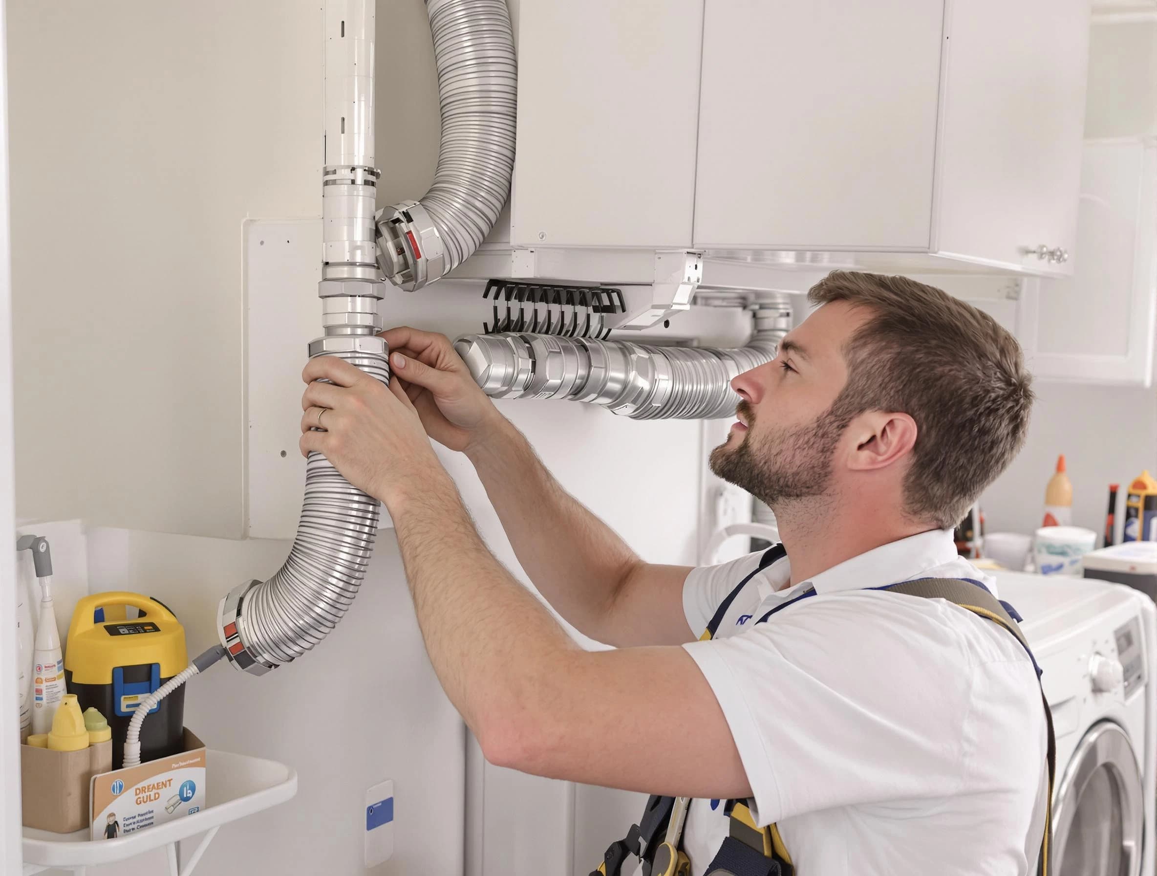 Professional dryer vent repair and installation by Melrose Dryer Vent Cleaning in Melrose