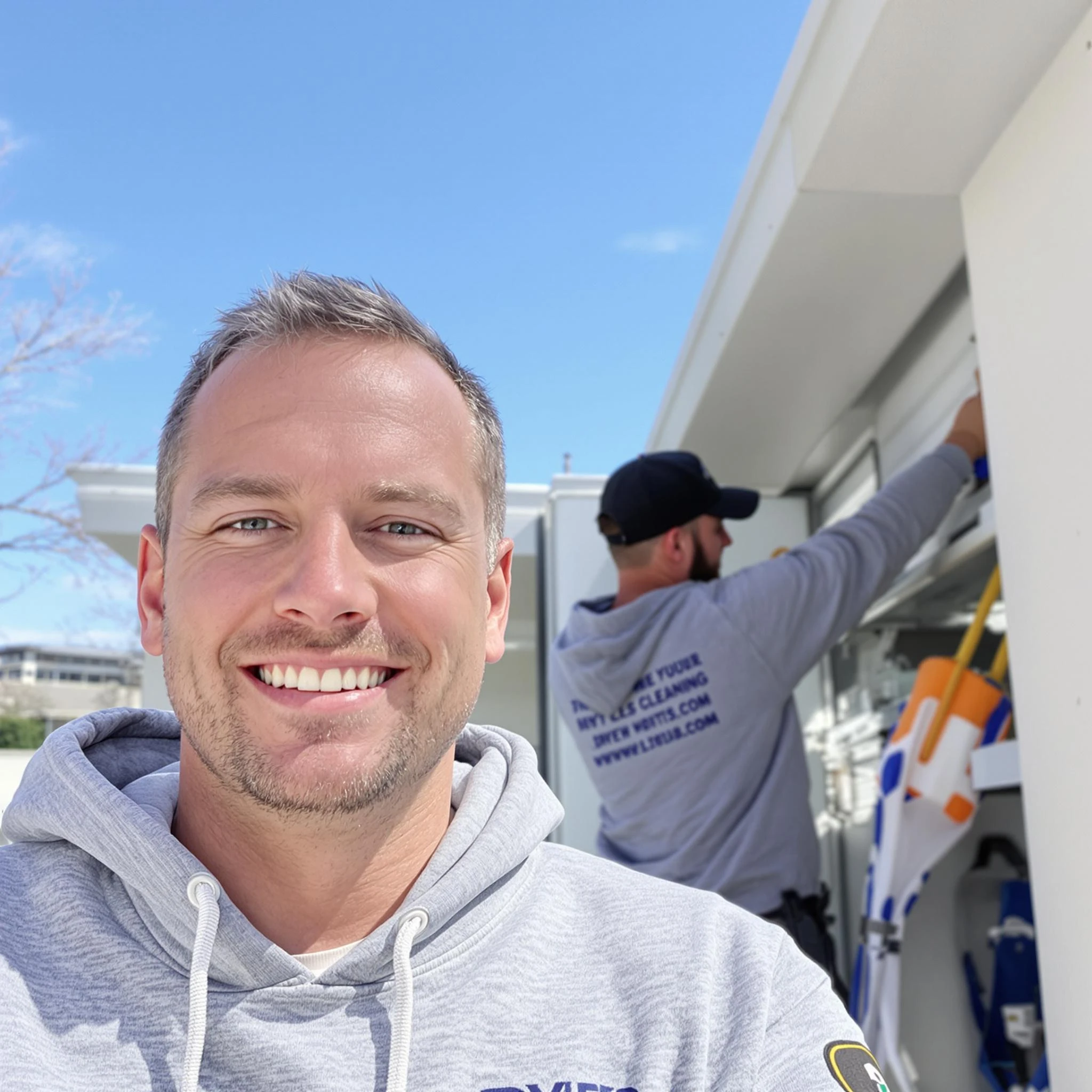 The Melrose Dryer Vent Cleaning team.